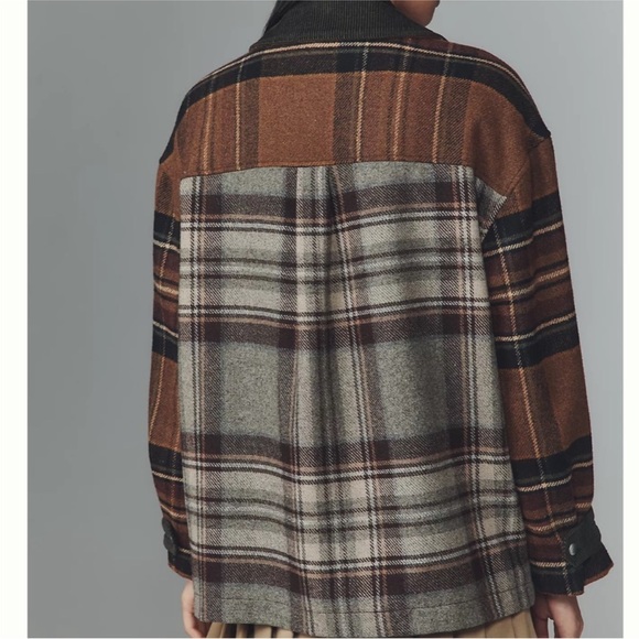 NWT Blank NYC Mixed Plaid Jacket - Picture 4 of 14